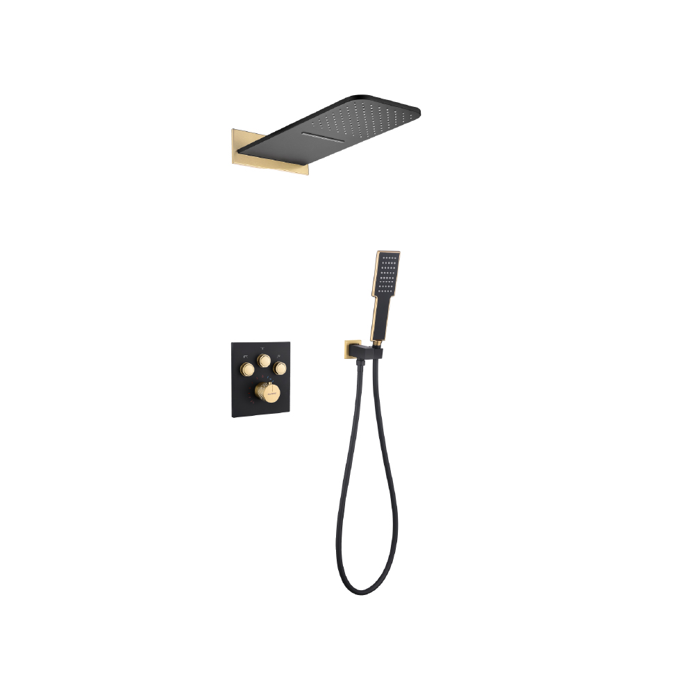 SCSS03MBG Thermostatic Smart Control 3 Way Concealed Shower Mixer Set