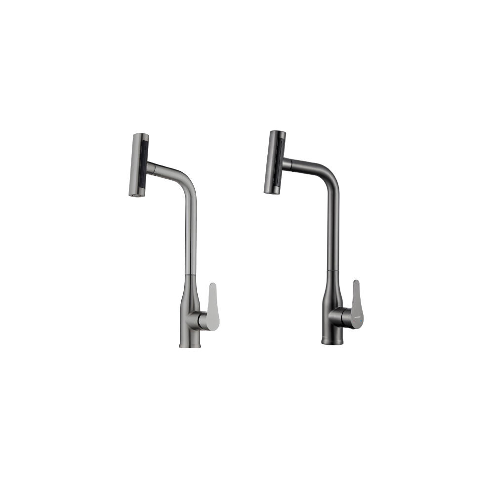 PSM191 Pull Out Rainfall Spray Head Sink Mixer