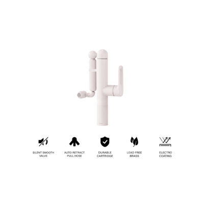 CACTUSPLUS CTP072 4 Modes Basin Mixer with Filter & Robotic Spout