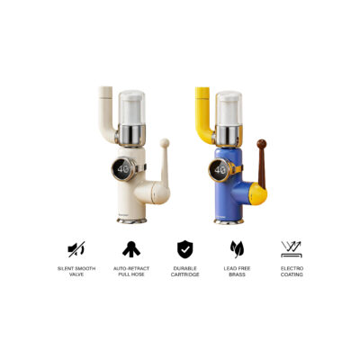 CACTUSPURE DCTP075 Basin Mixer with Digital Screen & ACF Fliter