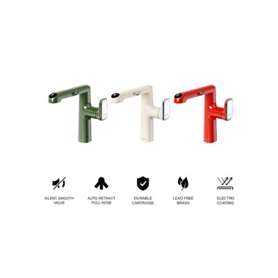 LNX075 Linix 4 Modes Pull Out Basin Mixer