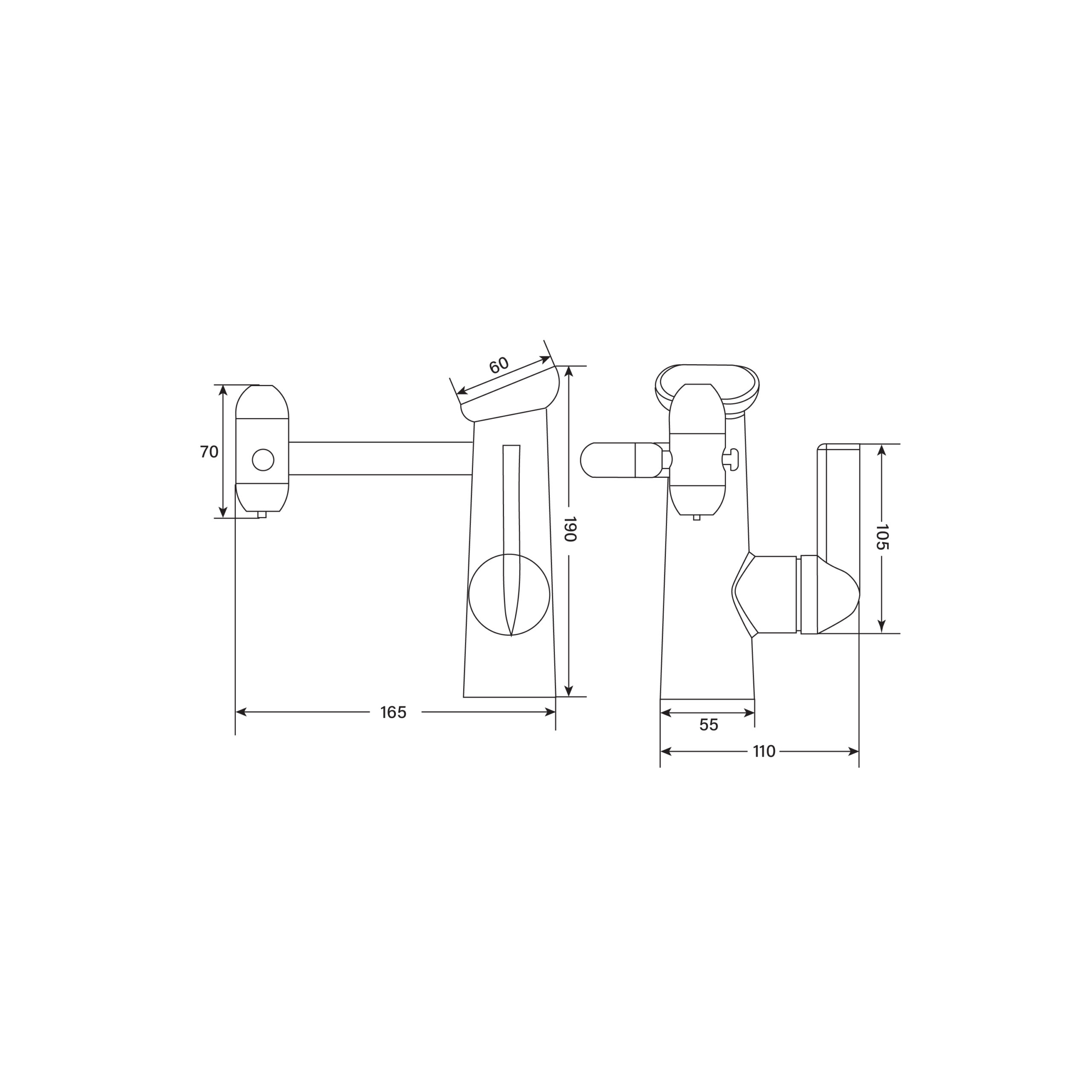 Nova NBM075 4 Modes Basin Mixer with Robotic Spout - Image 5