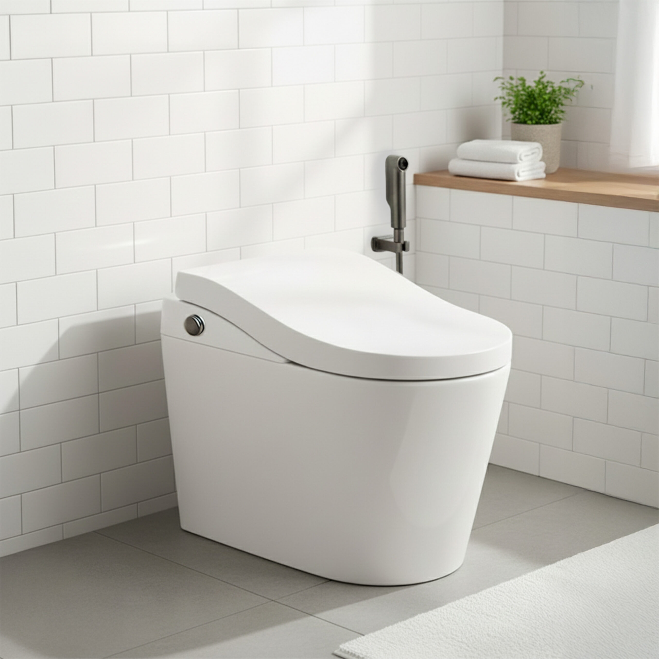 WH15002 Pneumatic Bidet Tankless Water Closet - Image 3