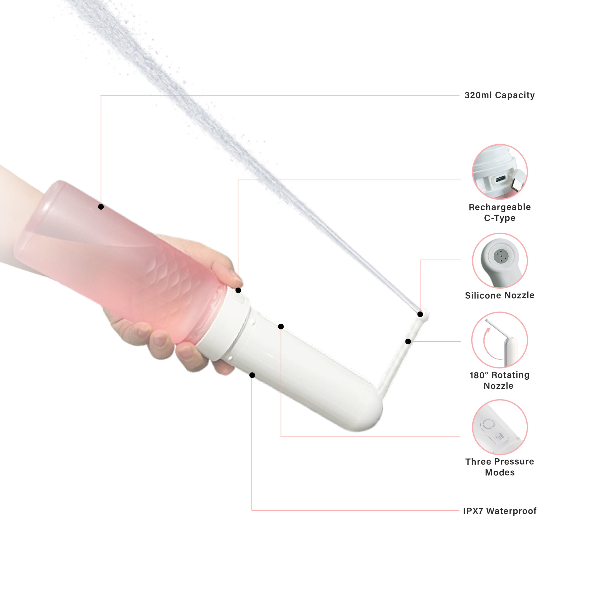 HG320 HYDROGO Handy Care Bidet - Image 6